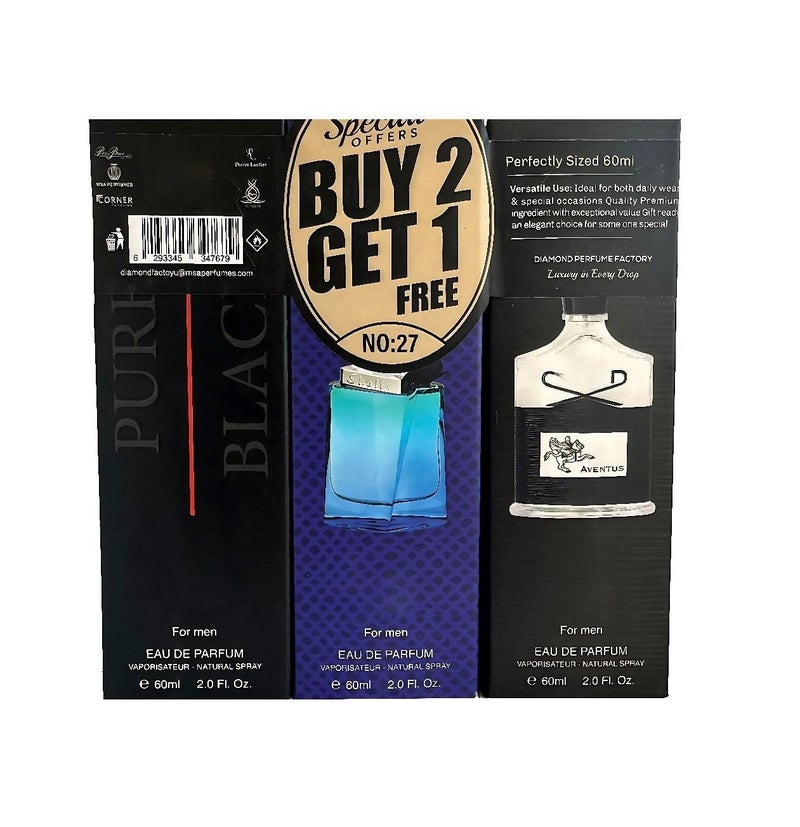 عرض خاص: اشترِي قطعتين واحصل على الثالثة مجاناً رقم 27 رجالي